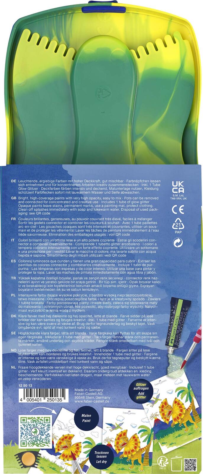 FABER-CASTELL Wasserfarbkasten 12 Farben