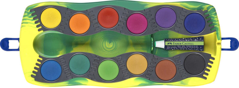 FABER-CASTELL Wasserfarbkasten 12 Farben