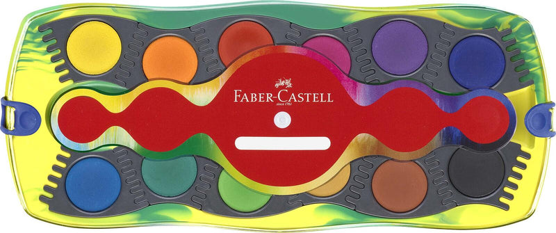 FABER-CASTELL Wasserfarbkasten 12 Farben