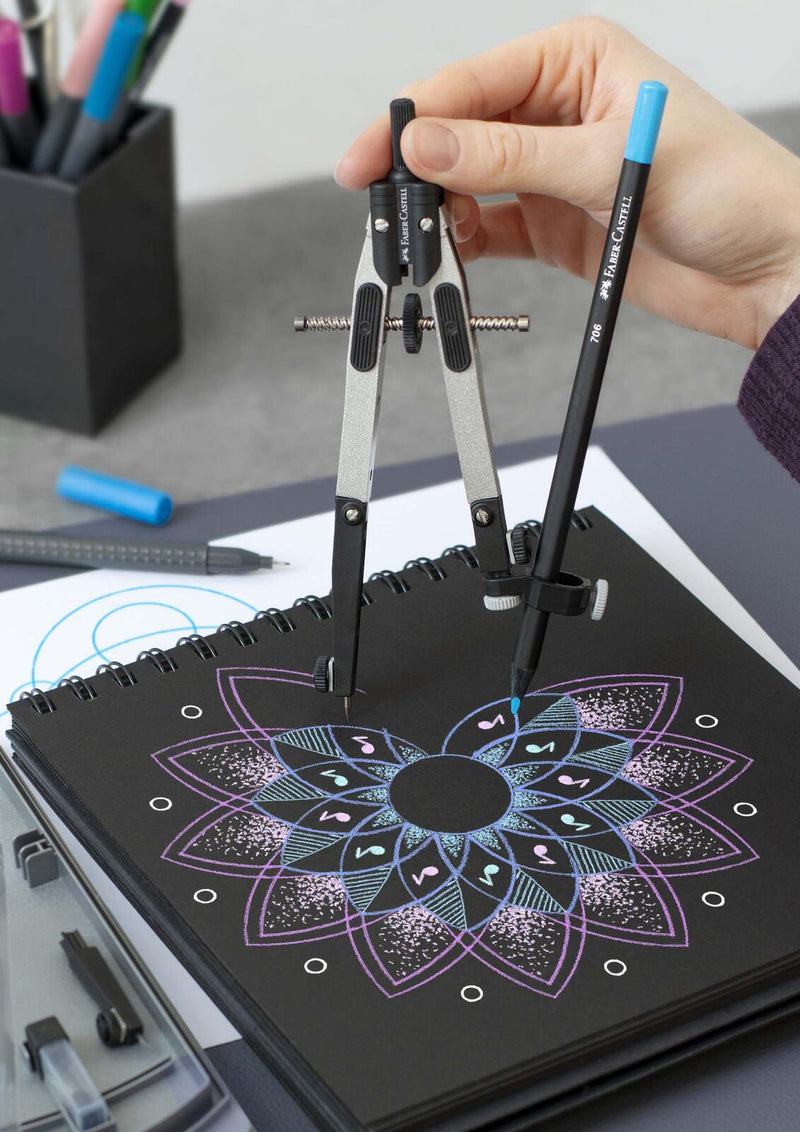 FABER-CASTELL Zirkel silber-schwarz