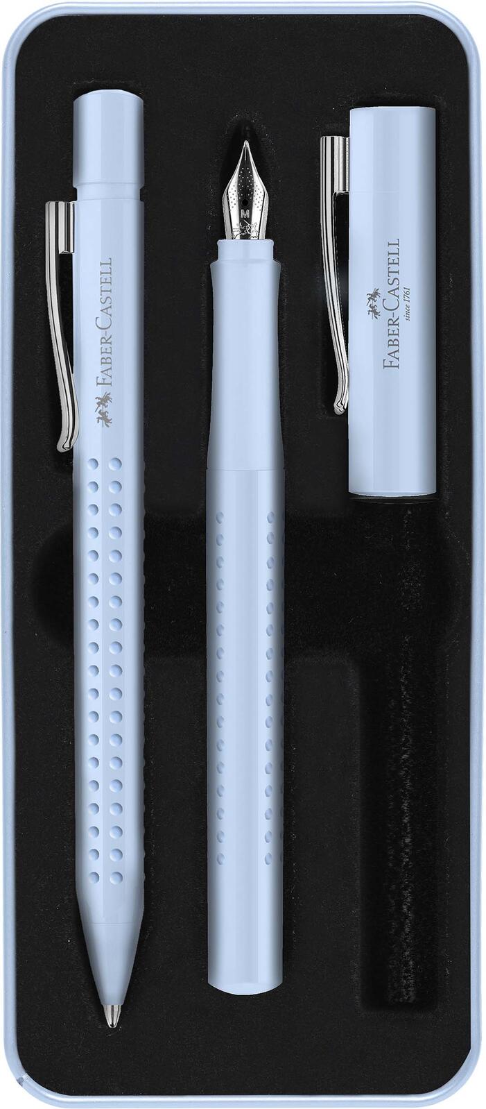 FABER-CASTELL Schreibset Grip 2010 sky blue