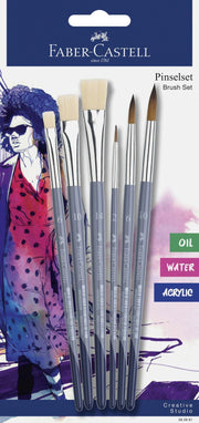 FABER-CASTELL Pinsel-Set 6-teilig