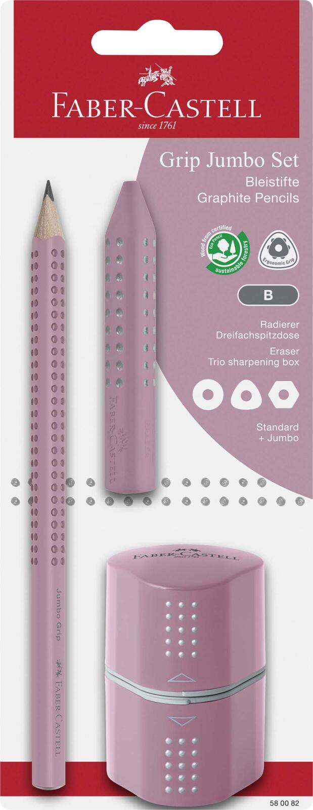 FABER-CASTELL Bleistift-Set GRIP