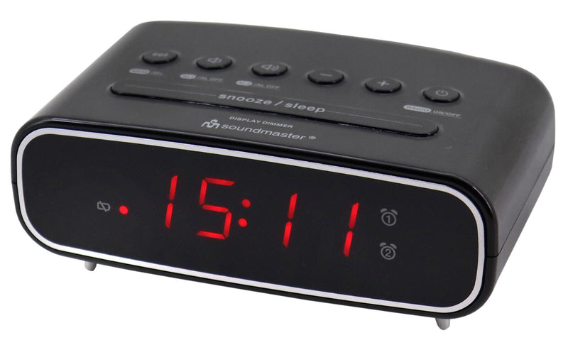 soundmaster UR111SW Radiowecker schwarz