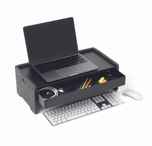 DURABLE Monitorständer EFFECT Schublade schwarz