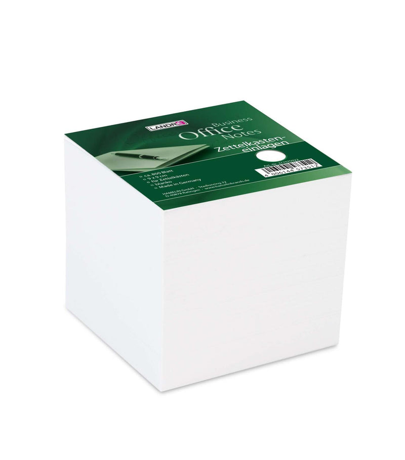 LANDRÉ® Notizzettel lose 9 cm x 9 cm weiß