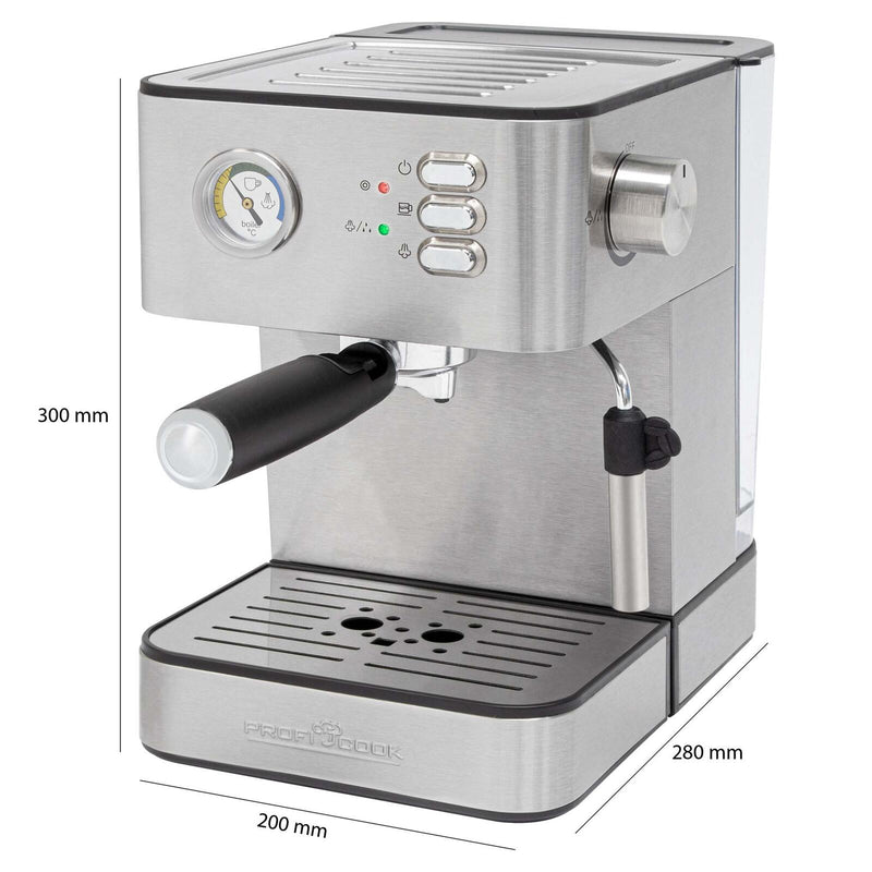 ProfiCook PC-ES 1209 Espressomaschine silber