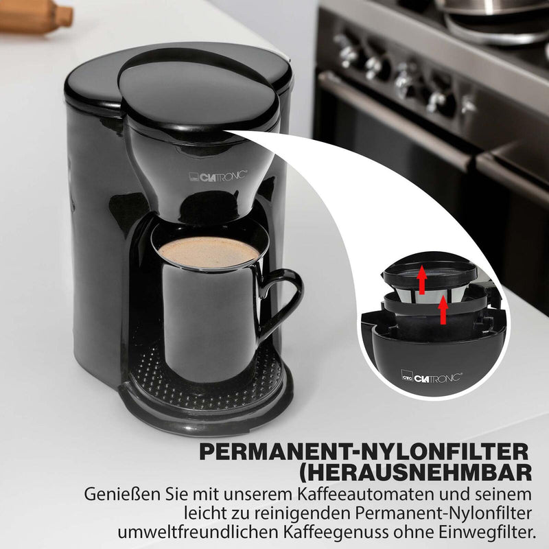 CLATRONIC KA 3356 Kaffeemaschine schwarz