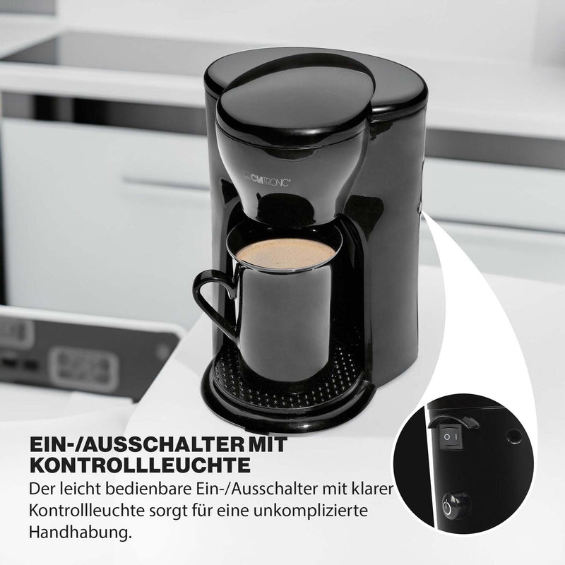 CLATRONIC KA 3356 Kaffeemaschine schwarz