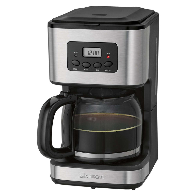 CLATRONIC KA 3642 Kaffeemaschine silber/schwarz