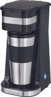 CLATRONIC KA 3733 Kaffeemaschine schwarz/Edelstahl