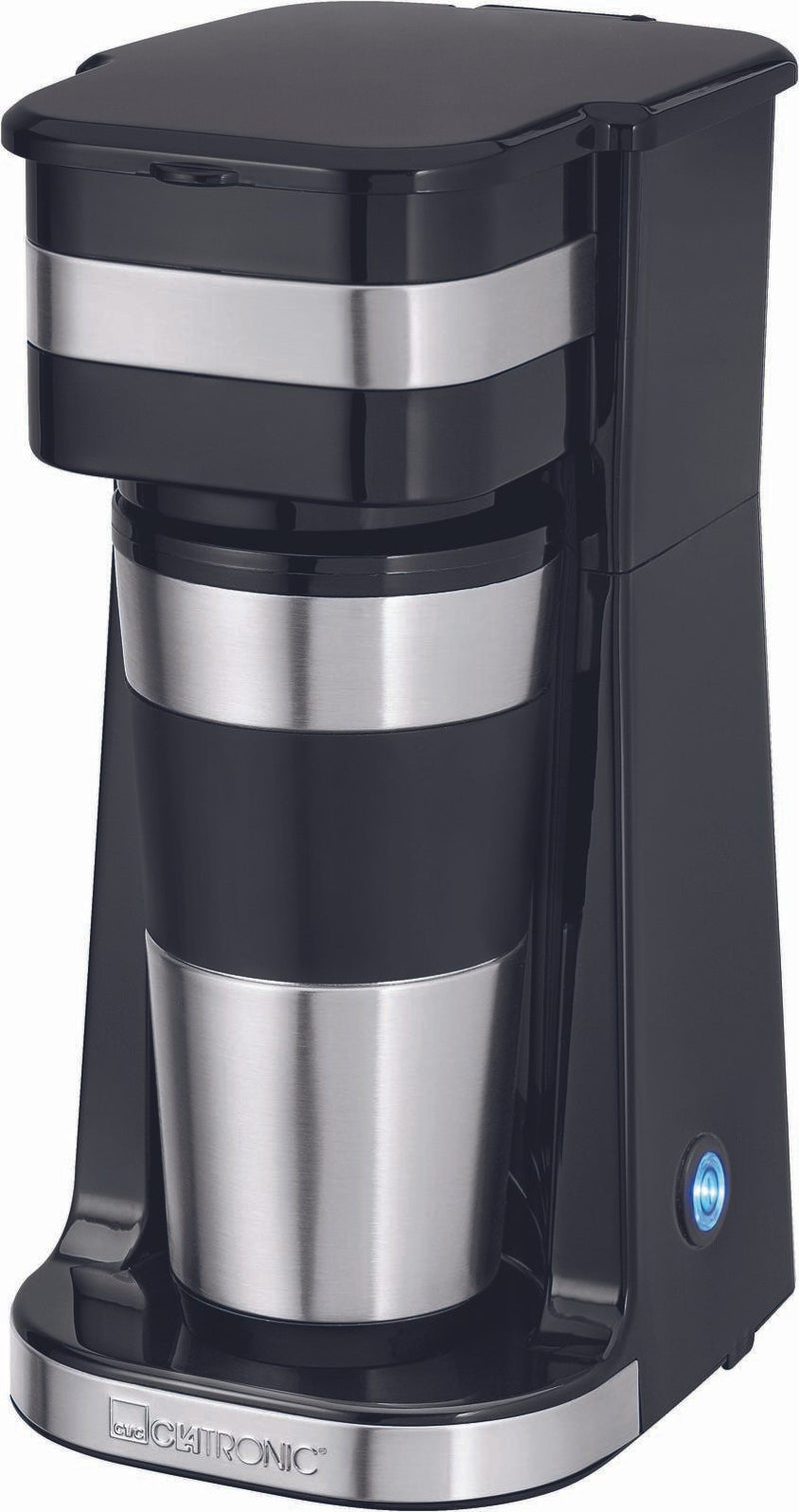 CLATRONIC KA 3733 Kaffeemaschine schwarz/Edelstahl