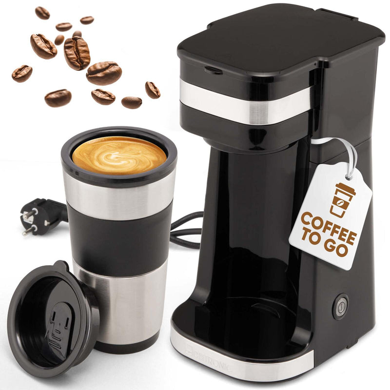 CLATRONIC KA 3733 Kaffeemaschine schwarz/Edelstahl