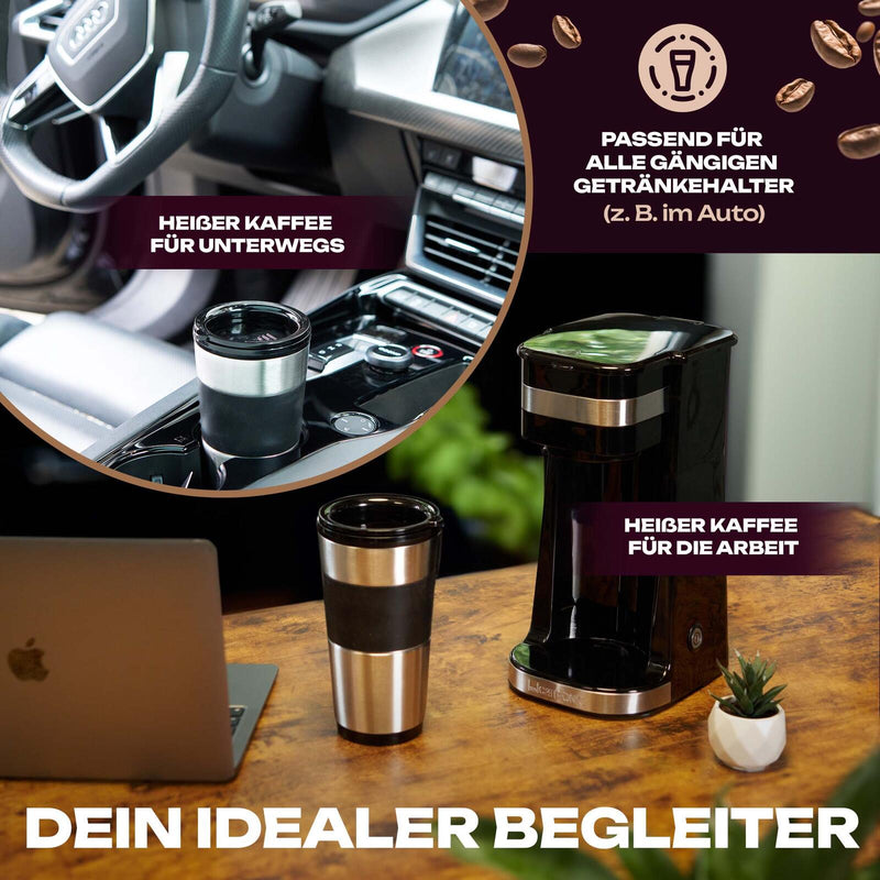 CLATRONIC KA 3733 Kaffeemaschine schwarz/Edelstahl