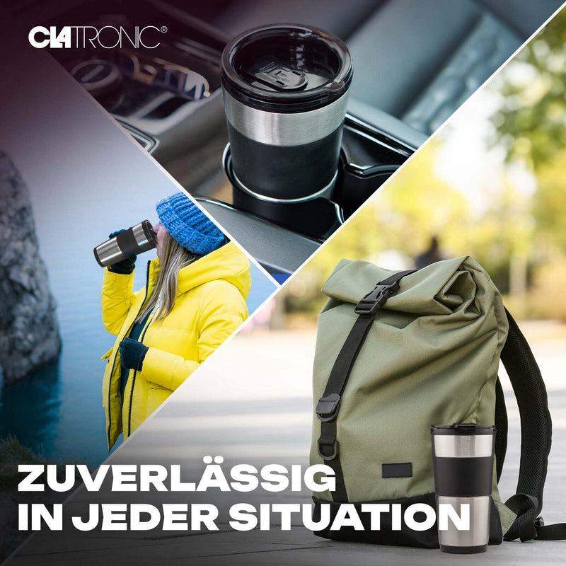 CLATRONIC KA 3733 Kaffeemaschine schwarz/Edelstahl