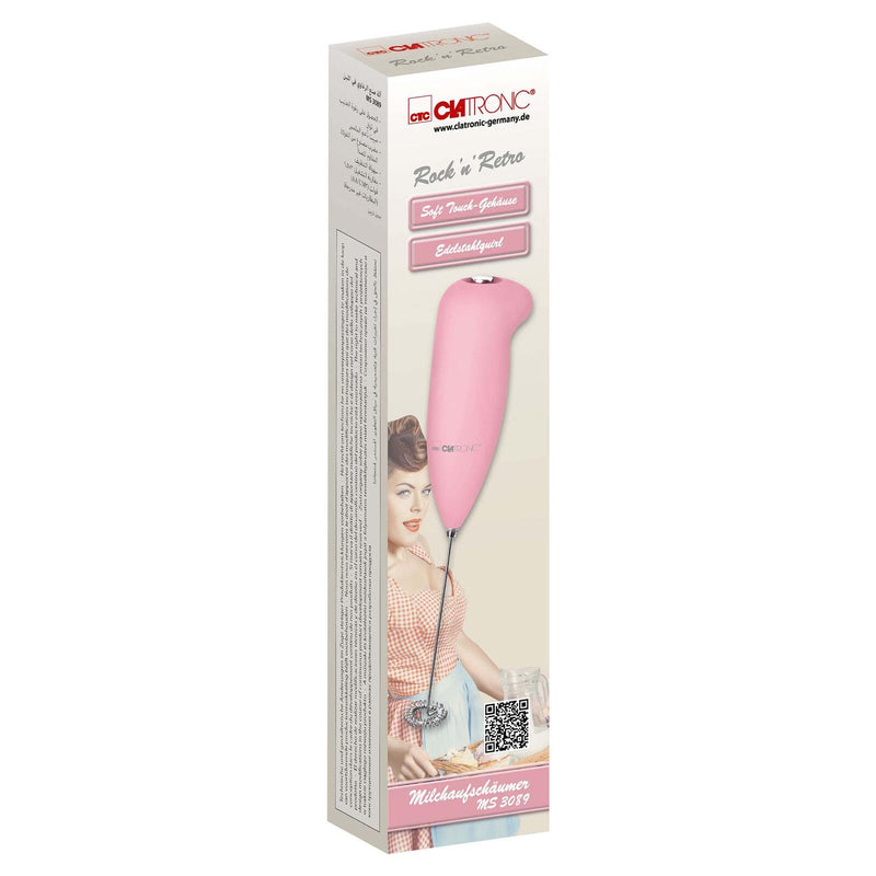 CLATRONIC MS 3089 Milchaufschäumer rosa