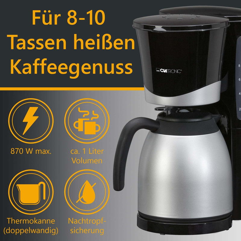 CLATRONIC KA 3327 Kaffeemaschine schwarz