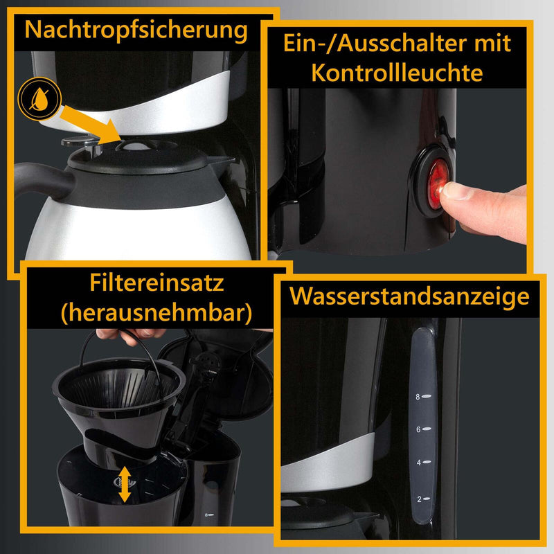 CLATRONIC KA 3327 Kaffeemaschine schwarz
