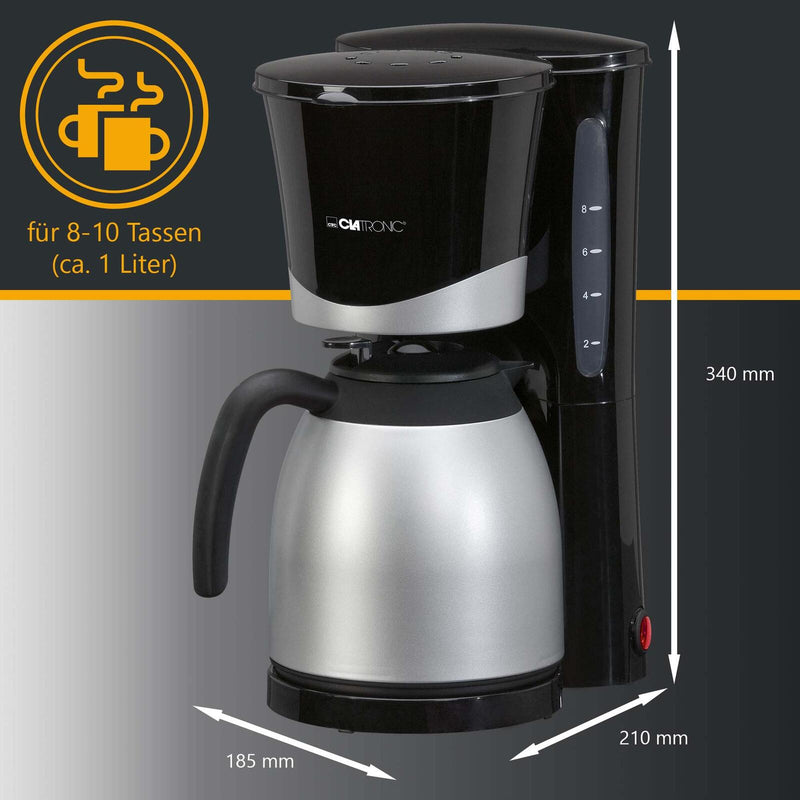 CLATRONIC KA 3327 Kaffeemaschine schwarz
