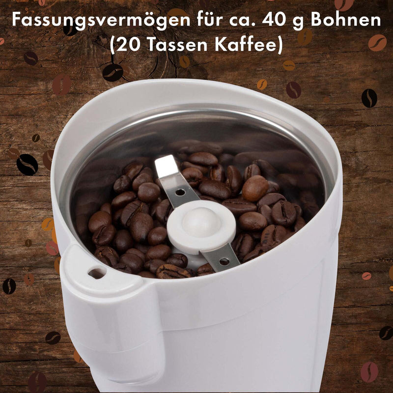 CLATRONIC KSW 3306 Kaffeemühle weiß
