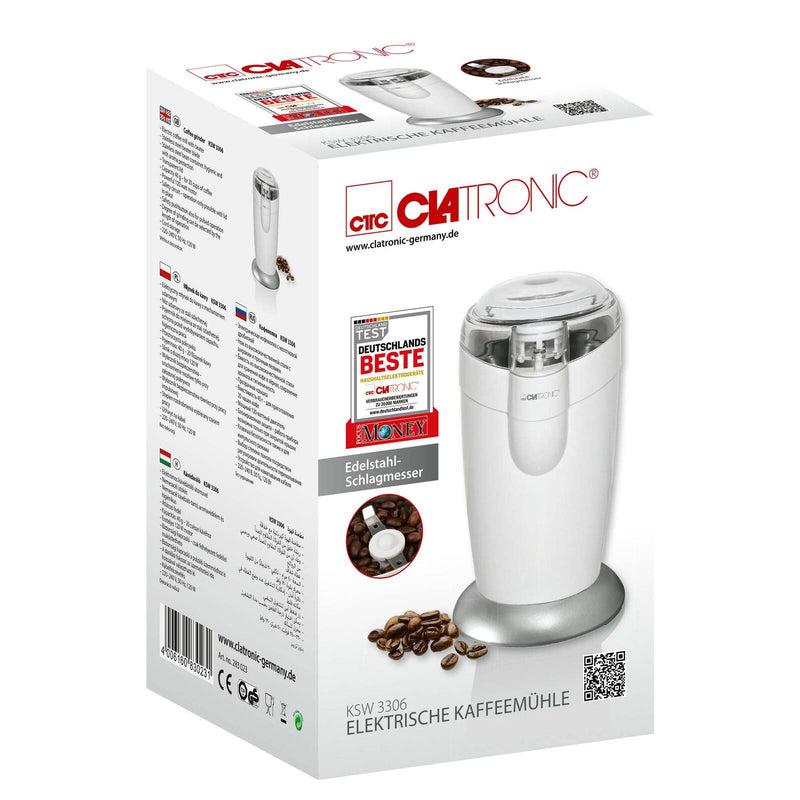 CLATRONIC KSW 3306 Kaffeemühle weiß