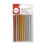 Rayher Heißklebesticks Glitter gold, kupfer, silber