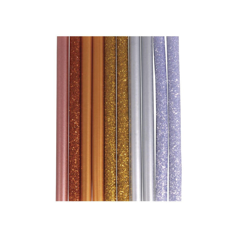 Rayher Heißklebesticks Glitter gold, kupfer, silber