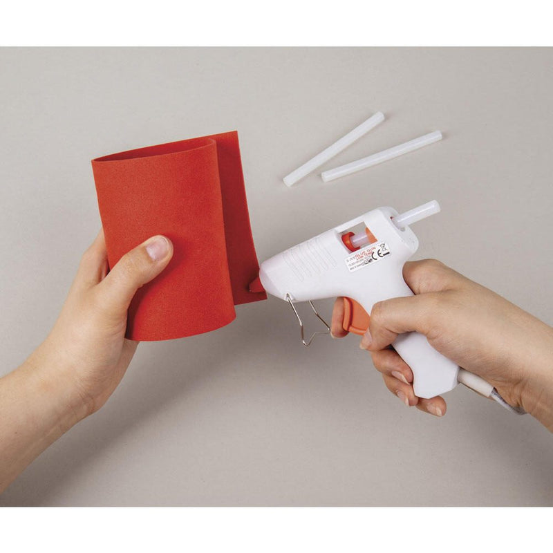 Rayher Mini mit Niedrigtemperatur Heißklebepistole weiß