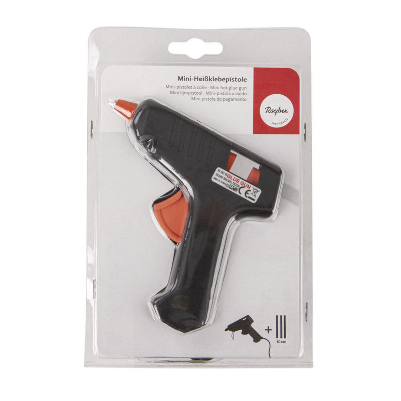 Rayher Mini Heißklebepistole schwarz