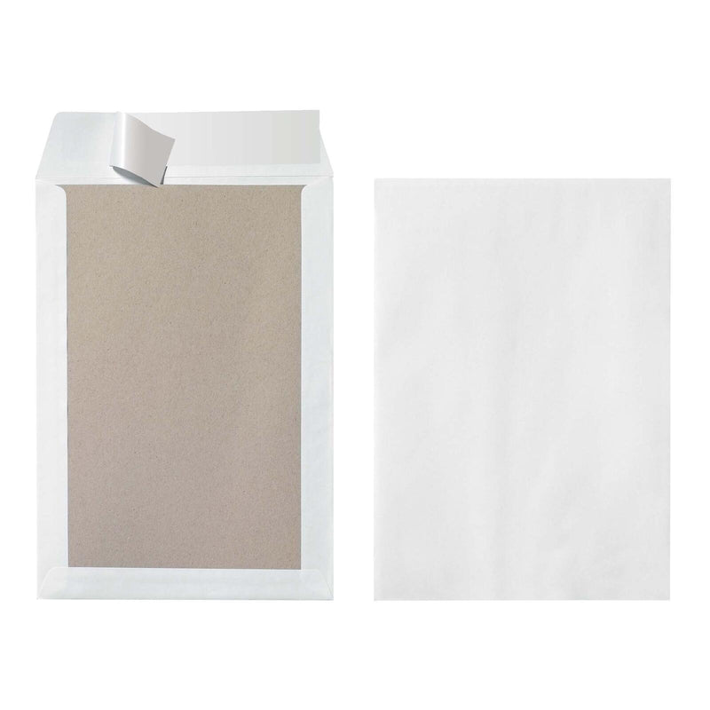 herlitz Papprückwandtaschen DIN B4 weiß