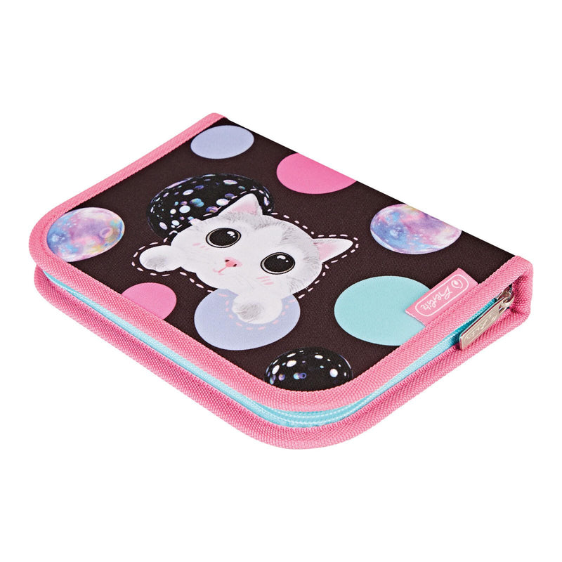 herlitz Schulranzen-Set Loop Plus Cute Cat 31,0 x 22,0 x 37,0 cm rosa 16,0 l