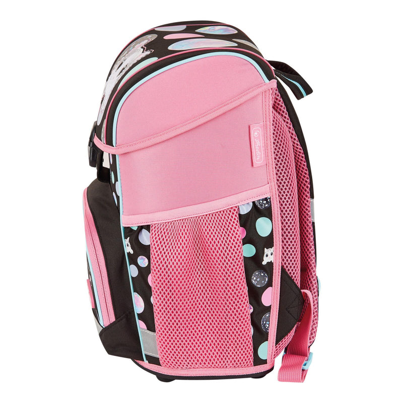 herlitz Schulranzen-Set Loop Plus Cute Cat 31,0 x 22,0 x 37,0 cm rosa 16,0 l