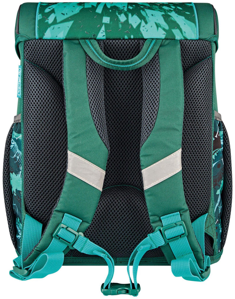 herlitz Schulranzen-Set Loop Plus Green Rex 31,0 x 22,0 x 37,0 cm grün 16,0 l