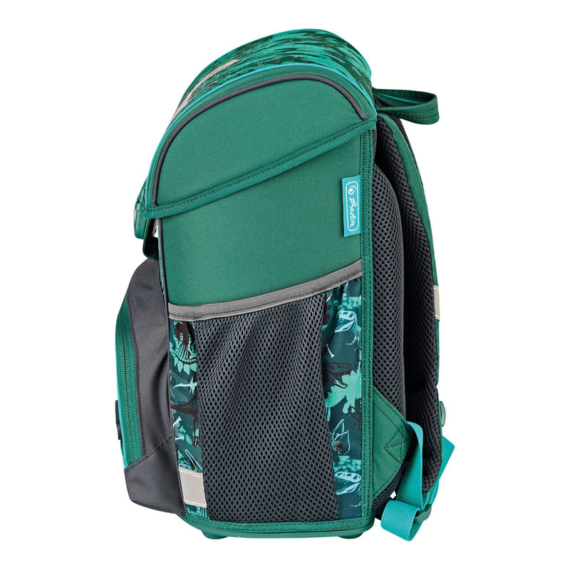 herlitz Schulranzen-Set Loop Plus Green Rex 31,0 x 22,0 x 37,0 cm grün 16,0 l