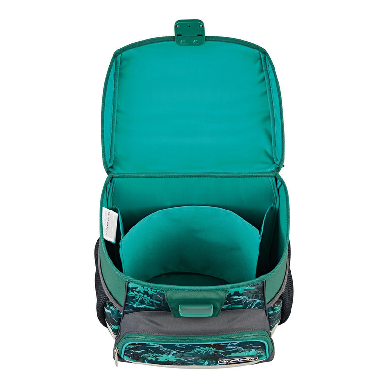 herlitz Schulranzen-Set Loop Plus Green Rex 31,0 x 22,0 x 37,0 cm grün 16,0 l