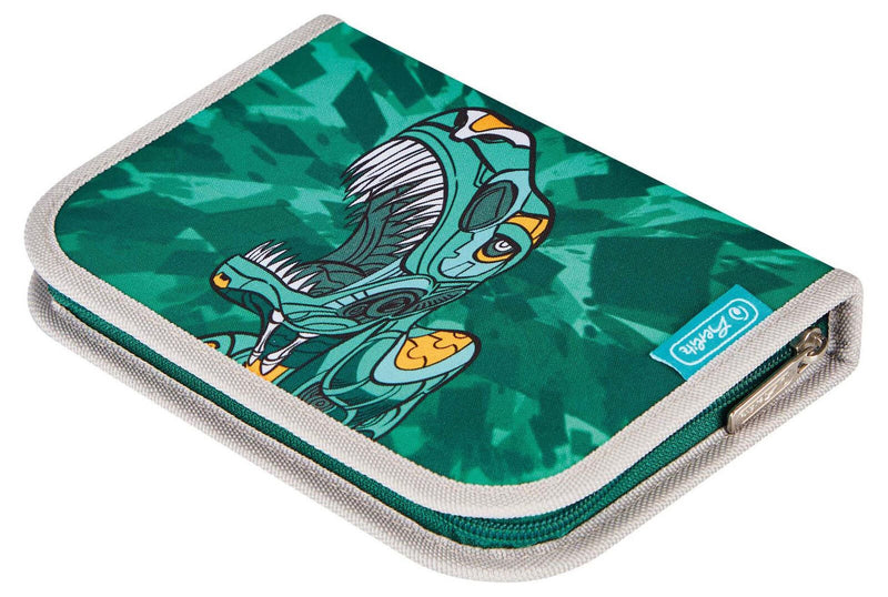 herlitz Schulranzen-Set FiloLight Plus Heavy Metal 28,0 x 23,0 x 38,0 cm grün 16,0 l