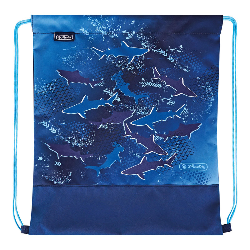 herlitz Schulranzen-Set FiloLight Plus Deep Sea 28,0 x 23,0 x 38,0 cm blau 16,0 l