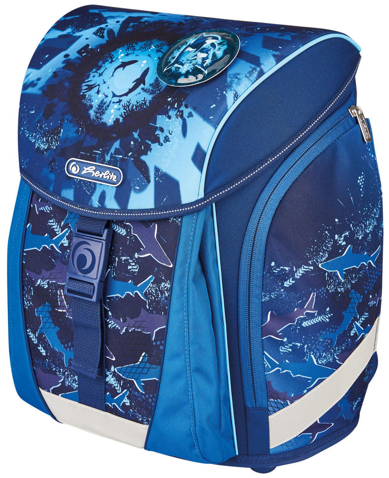 herlitz Schulranzen-Set FiloLight Plus Deep Sea 28,0 x 23,0 x 38,0 cm blau 16,0 l