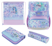 herlitz Schulranzen-Set Loop Plus Mystic Mermaid 31,0 x 22,0 x 37,0 cm lila 16,0 l