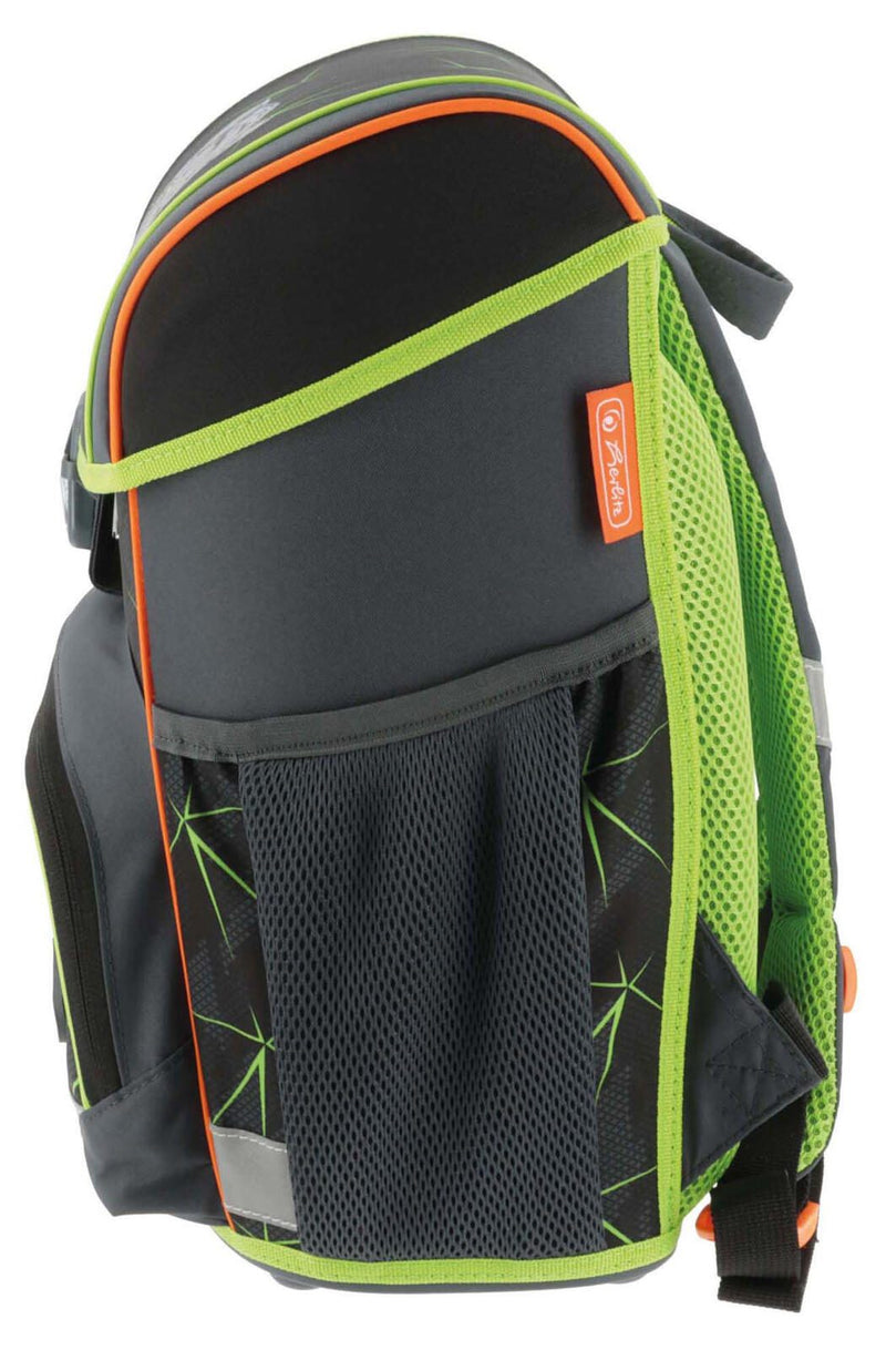 herlitz Schulranzen-Set Loop Plus Wild Life 31,0 x 22,0 x 37,0 cm grau 16,0 l