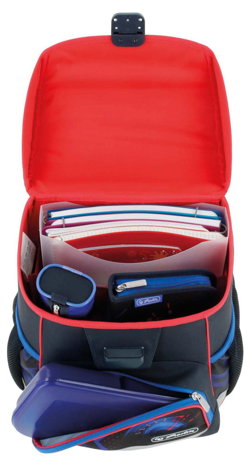 herlitz Schulranzen-Set Loop Plus High Speed 31,0 x 22,0 x 37,0 cm blau 16,0 l
