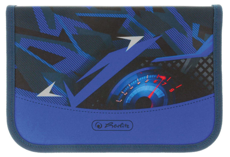 herlitz Schulranzen-Set Loop Plus High Speed 31,0 x 22,0 x 37,0 cm blau 16,0 l