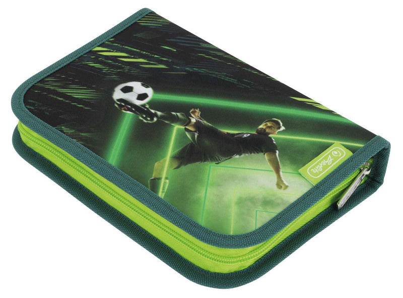 herlitz Schulranzen-Set Loop Plus Game Changer 31,0 x 22,0 x 37,0 cm grün 16,0 l