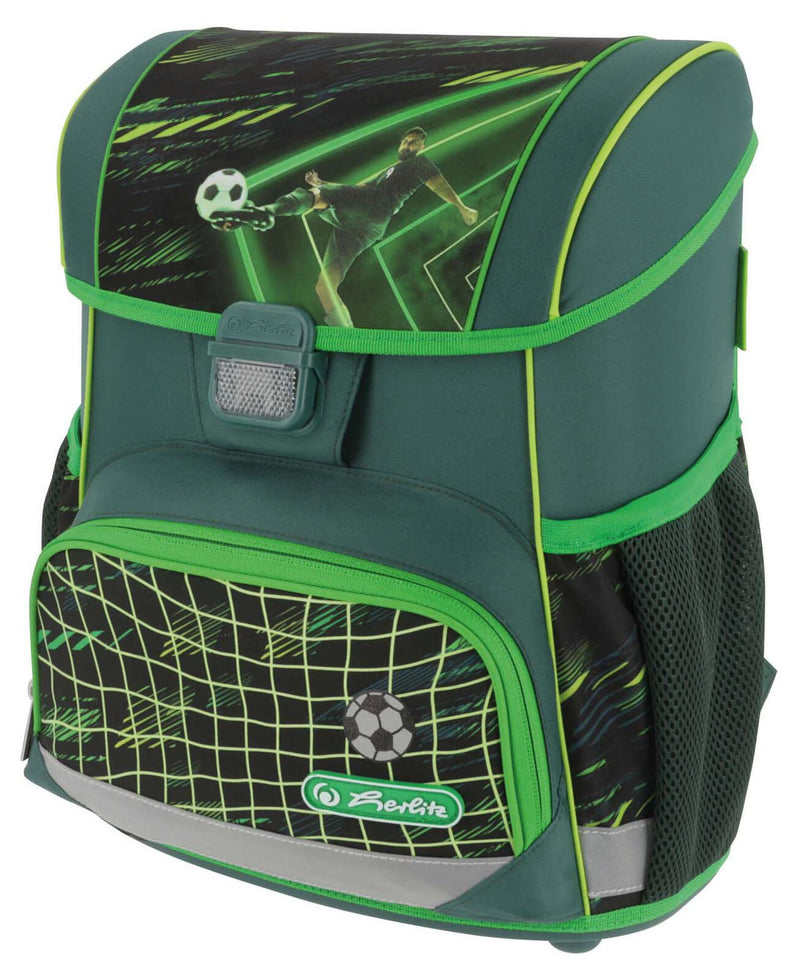herlitz Schulranzen-Set Loop Plus Game Changer 31,0 x 22,0 x 37,0 cm grün 16,0 l