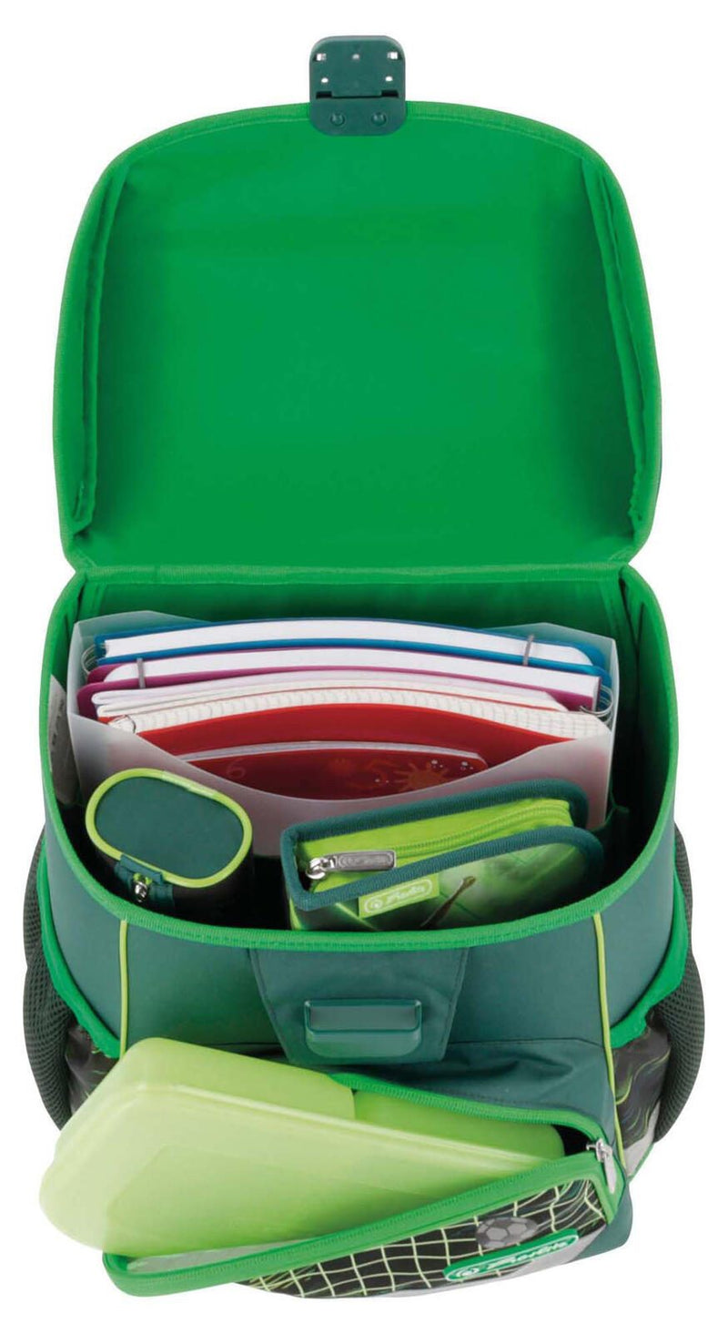 herlitz Schulranzen-Set Loop Plus Game Changer 31,0 x 22,0 x 37,0 cm grün 16,0 l