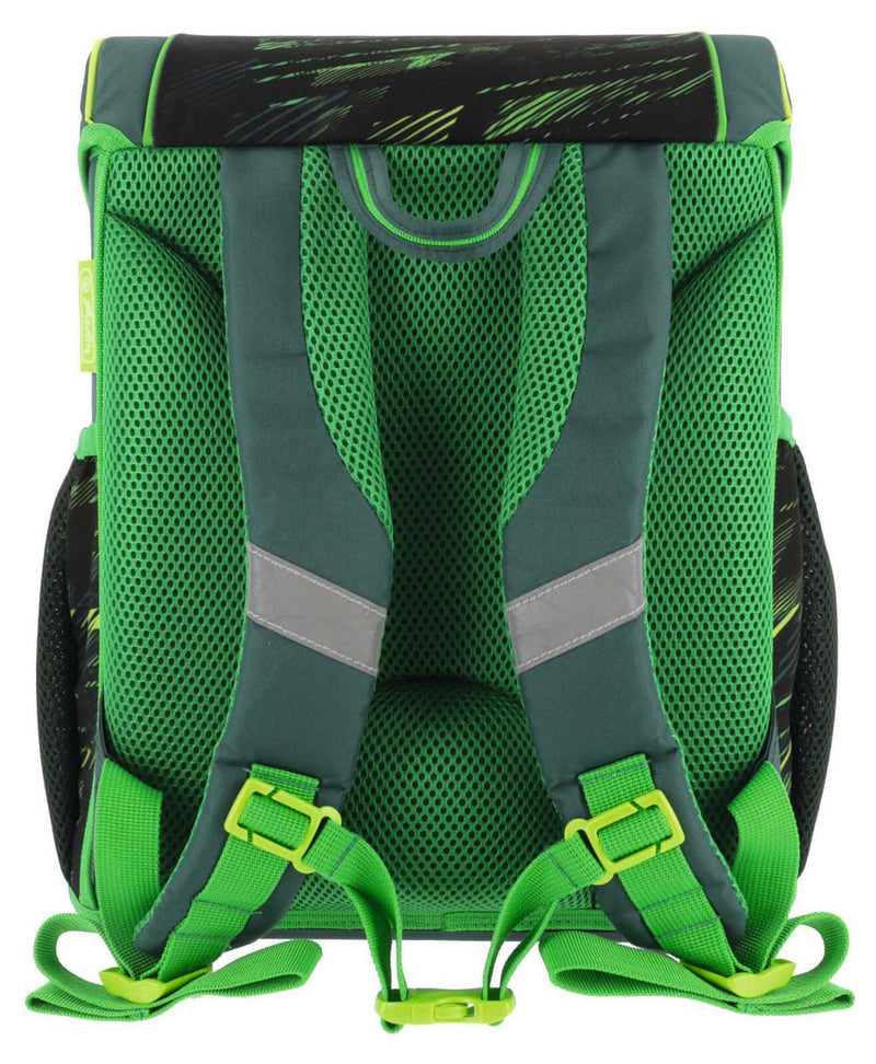 herlitz Schulranzen-Set Loop Plus Game Changer 31,0 x 22,0 x 37,0 cm grün 16,0 l