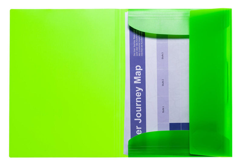 HERMA Schnellhefter DIN A4 Polypropylen (PP) neon-grün