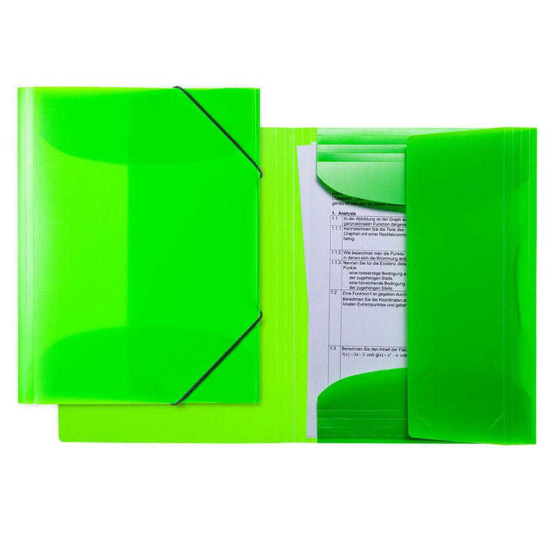 HERMA Sammelmappe Neon DIN A4 neon-grün