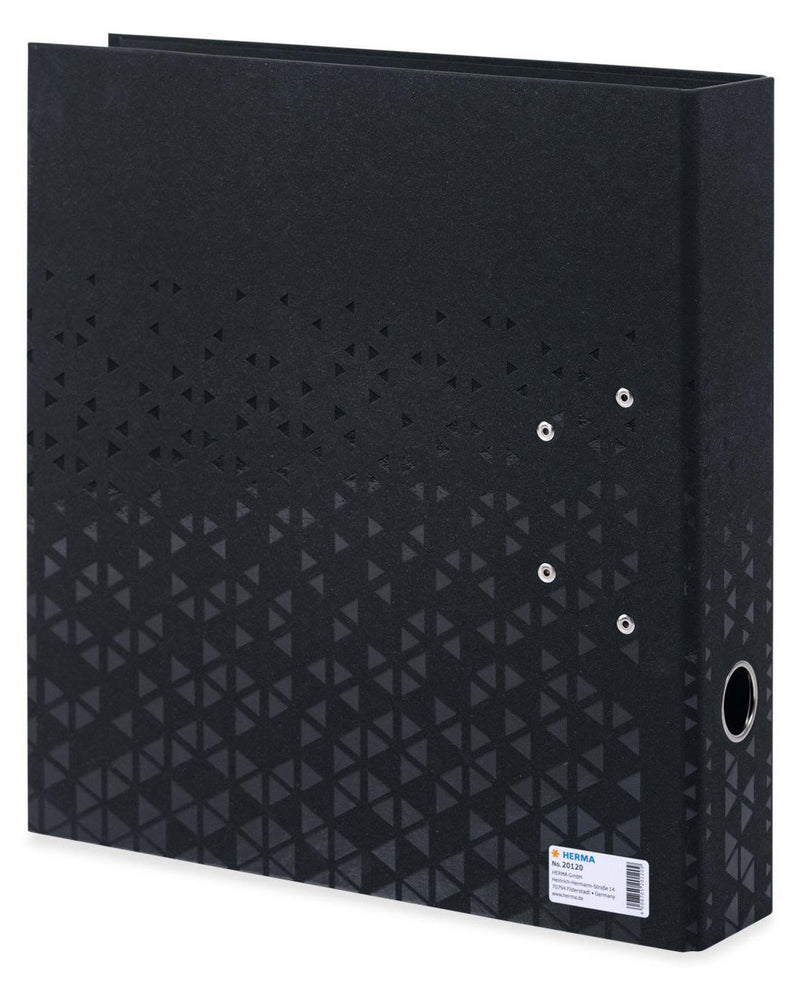 HERMA Motivordner Rückenbreite 7 cm DIN A4 Karton schwarz