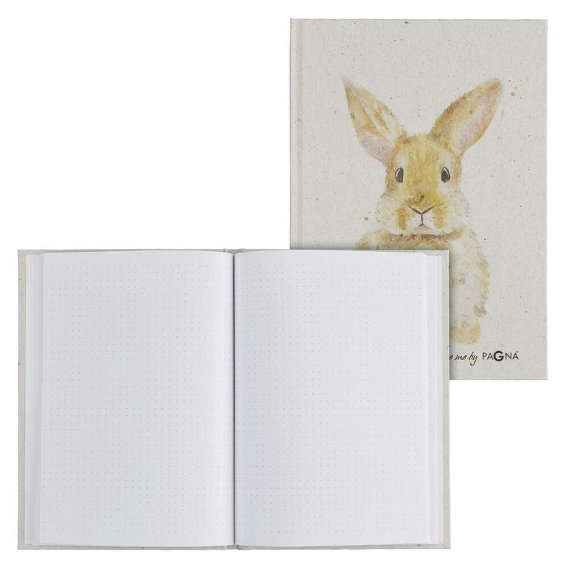PAGNA Hase Notizbuch DIN A5 punktraster beige